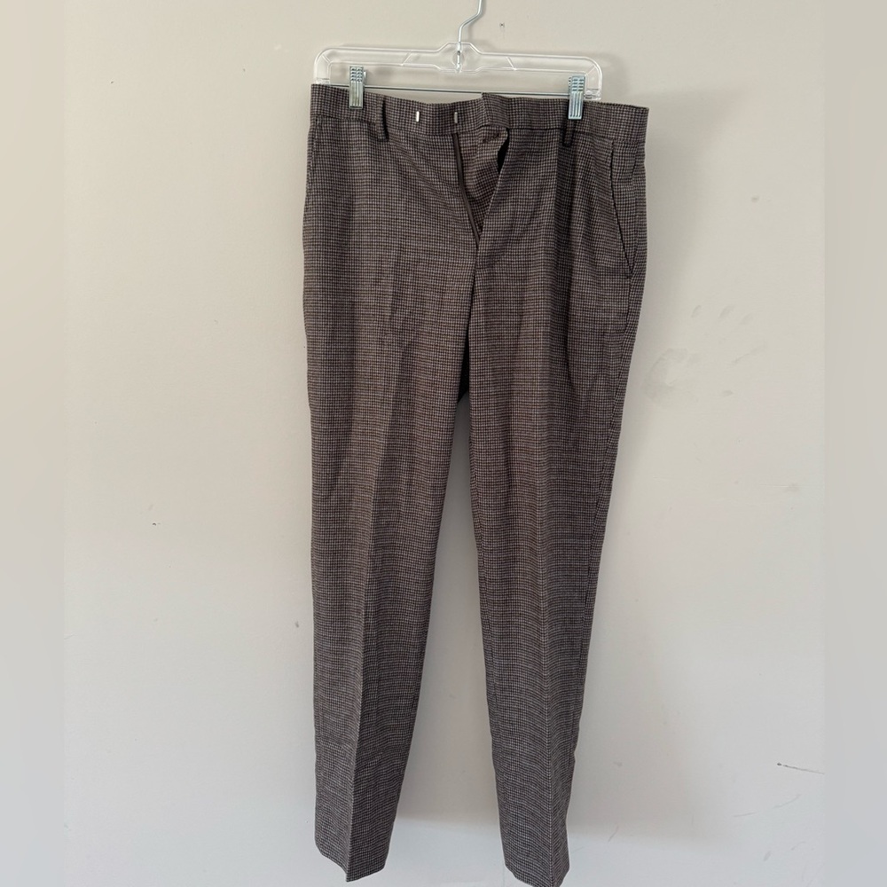 Harry Brown Heritage Houndstooth Suit Pants - 32R - Excellent Condition